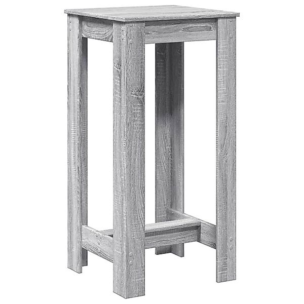 vidaXL Esstisch Bartisch Grau Sonoma 51x50x103,5 günstig online kaufen