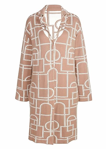 Alba Moda Langmantel "Strickmantel Strickmantel" günstig online kaufen