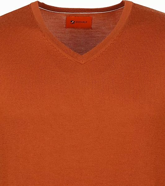 Suitable Merino Aron Pullover Orange - Größe XXL günstig online kaufen