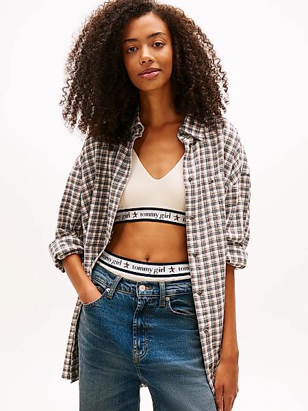 Tommy Jeans Karobluse "TJW OVS CHIECKED SHIRT EXT" günstig online kaufen