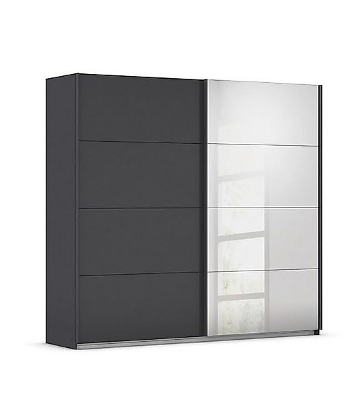 rauch Schwebetürenschrank QUADRA, Grau Metallic, B 226 cm x H 210 cm, mit S günstig online kaufen