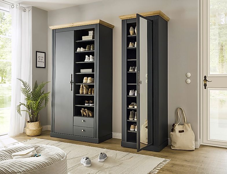 Home affaire Schuhschrank "WESTMINSTER TOPSELLER", (Höhe ca. 203 cm), im ro günstig online kaufen