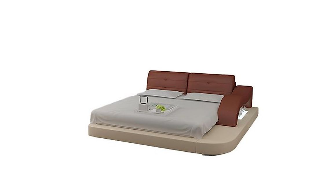 JVmoebel Bett Wasserbett Hotel Doppel Bett Betten Komplett Lederbett Polste günstig online kaufen