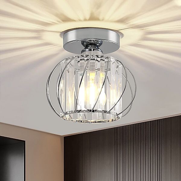 POPOLIC Deckenleuchte Moderne Kristall-Deckenlampe, Mini-Deckenleuchten aus günstig online kaufen