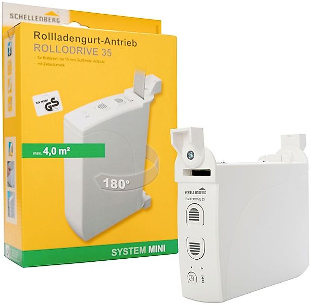 SCHELLENBERG Rollladengurt-Antrieb »Aufputz, elektrischer Gurtwickler Rollo günstig online kaufen