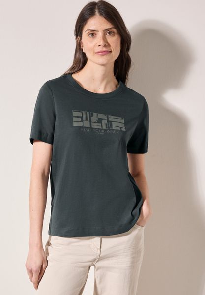 Cecil T-Shirt aus reiner Baumwolle günstig online kaufen