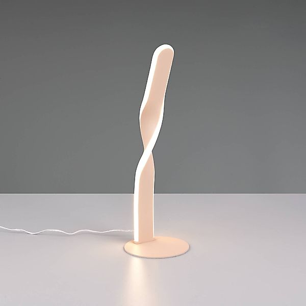 LED-Tischleuchte Ginko, sand, Metall, Höhe 40,5 cm günstig online kaufen