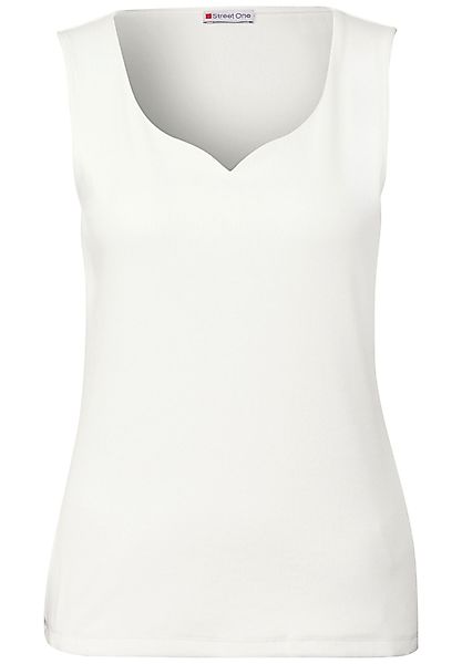 STREET ONE Shirttop Top mit Herzausschnitt günstig online kaufen