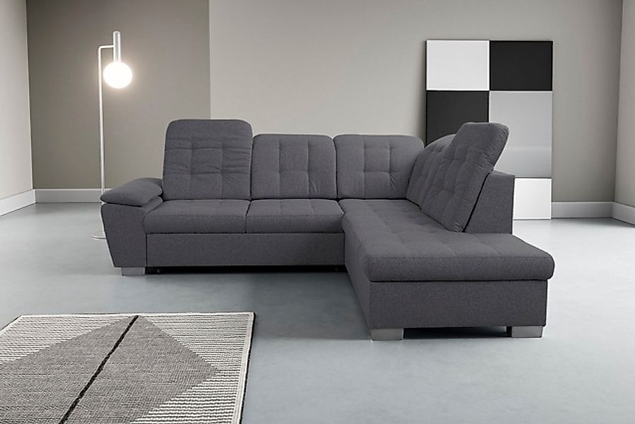 WERK2 Ecksofa »Bonny inkl. Kopfteilverstellung, Bettfunktion, Stauraum, Bre günstig online kaufen