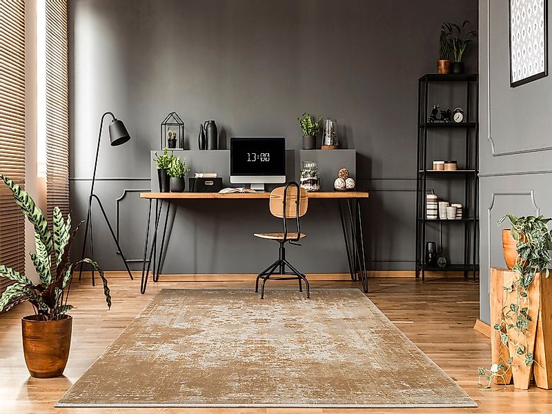 WK WOHNEN Teppich »GLAMOUR«, rechteckig, 8 mm Höhe, hochwertiger Viskoseant günstig online kaufen