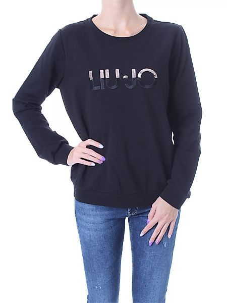LIU JO Sweatshirt Damen schwarz cotone günstig online kaufen