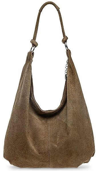 Caspar Schultertasche Damen Vintage Leder Tasche Hobo Bag - CLASSIC LINE - günstig online kaufen