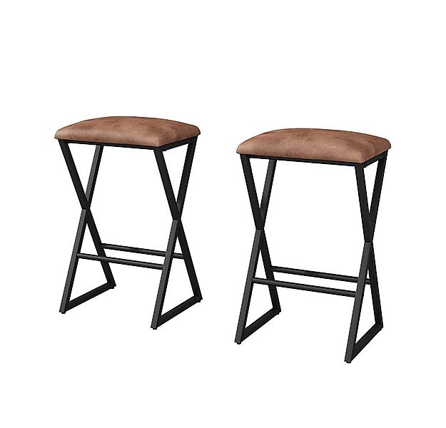 Vicco Barhocker Vault, Braun, 30 x 64 cm 2er Set günstig online kaufen