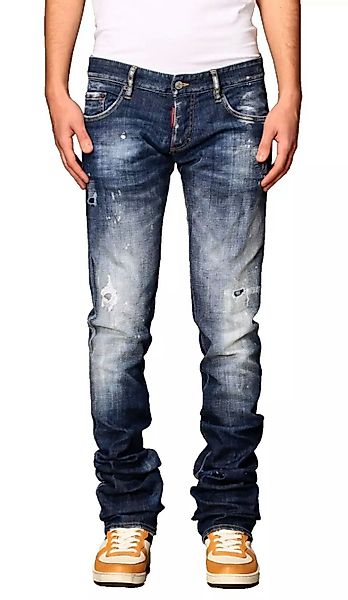 Dsquared2 5-Pocket-Jeans Skater Jeans Distressed Cloudy günstig online kaufen