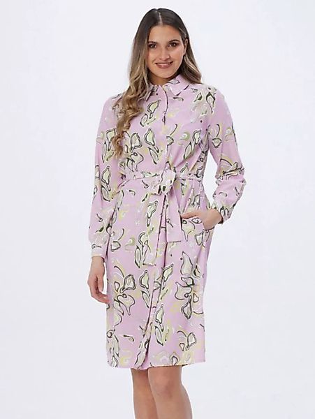 MIALUSSO Shirtkleid Hemdblusenkleid mit abstraktem Muster günstig online kaufen