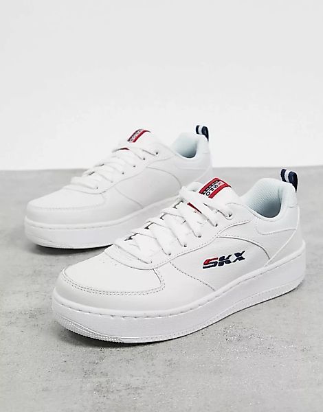 Skechers – Sport-Sneaker in Weiß günstig online kaufen