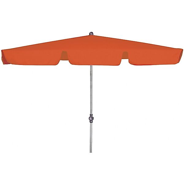 Doppler Marktschirm Active 120 cmx 180 cm Terrakotta mit Knickfunktion günstig online kaufen