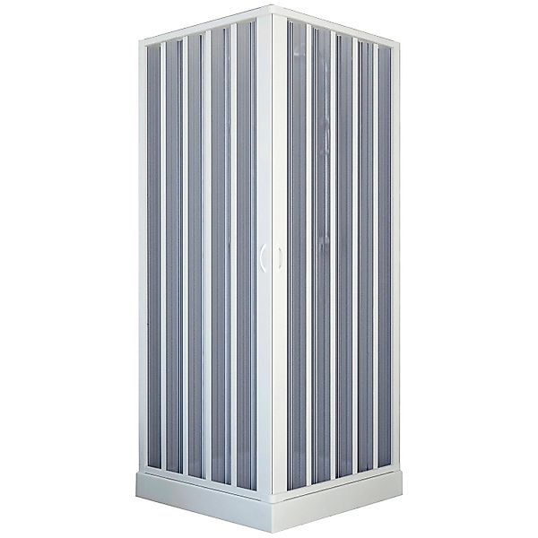 Forte Duschkabine Bari 80X80 cm Eckdusche mit Eckeinstieg für Badezimmer günstig online kaufen