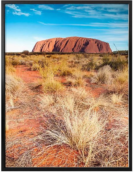 Wall-Art Poster "Ayers Rock Wüsten Urlaub Fotokunst", Australien, (1 St.) günstig online kaufen