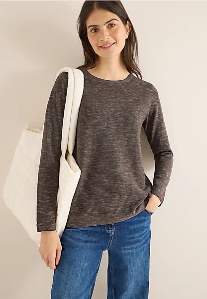 Rundhals Strukturpullover günstig online kaufen