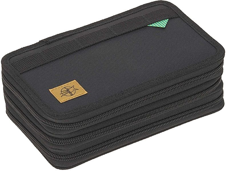 LÄSSIG Federmäppchen Unique, Triple, Black, Dreifach günstig online kaufen