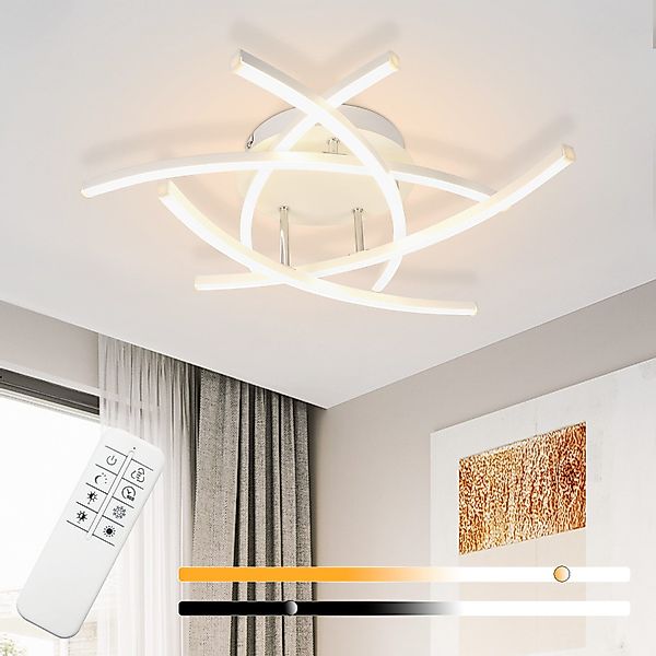 Nettlife LED Deckenleuchte Schlafzimmer Dimmbar 32W günstig online kaufen