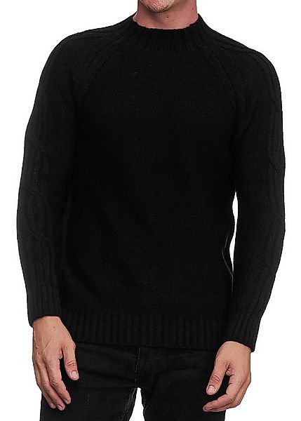 R-NEAL Stehkragenpullover Herren Langarm Stehkragen Strick-Pullover Hoch-Kr günstig online kaufen