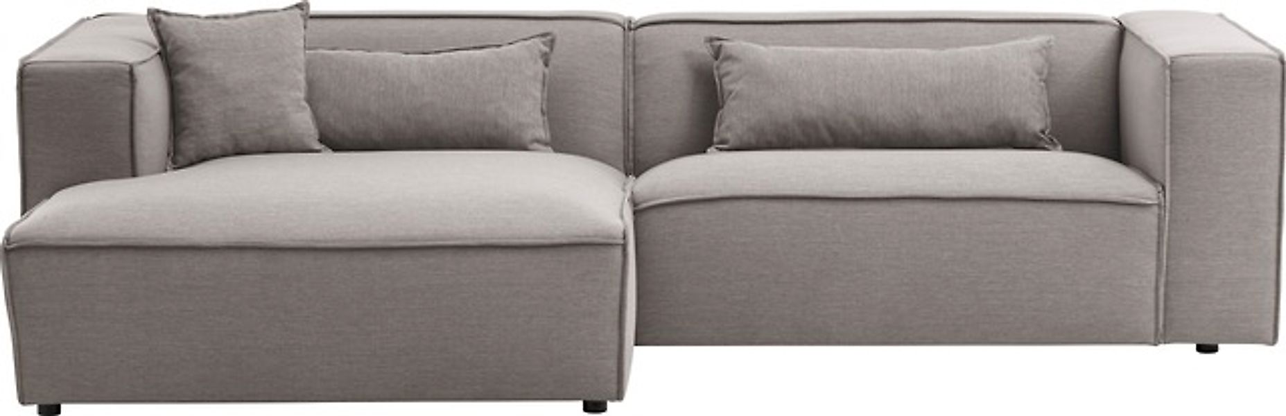 LeGer Home by Lena Gercke Ecksofa »PIARA mit Kedernaht, Cord, Leinenoptik o günstig online kaufen