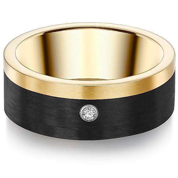 Trilani Fingerring gelbgold, mit Zirkonia im günstig online kaufen