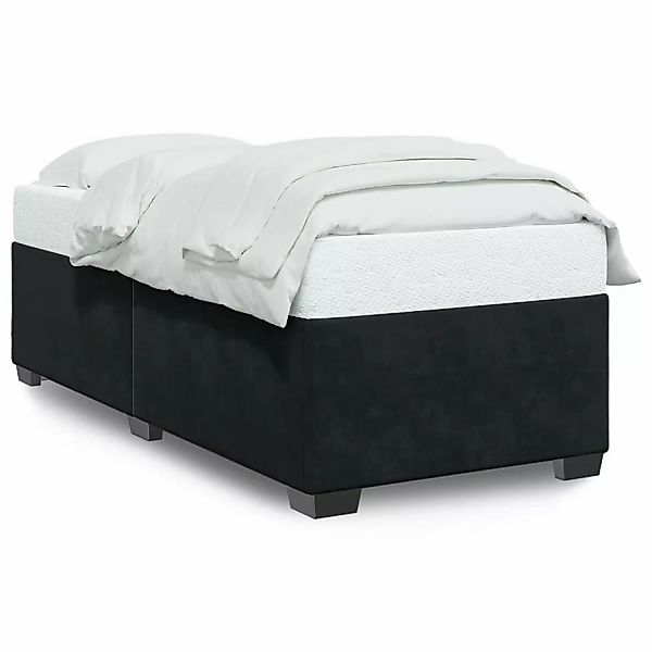 vidaXL Bett Bettgestell Schwarz 80x200 cm günstig online kaufen
