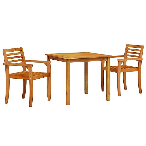 vidaXL 3-tlg Garten-Essgruppe Massivholz Akazie 3375669 günstig online kaufen
