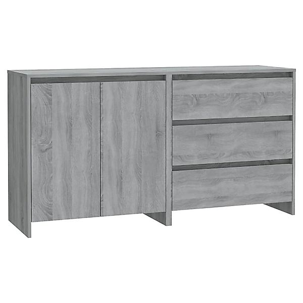 vidaXL 2-Tlg Sideboard Grau Sonoma Holzwerkstoff 3098063 günstig online kaufen