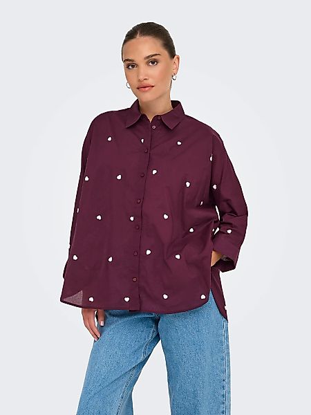 ONLY Hemdbluse "ONLNEW LINA GRACE LS EMB SHIRT NOOS WVN" günstig online kaufen