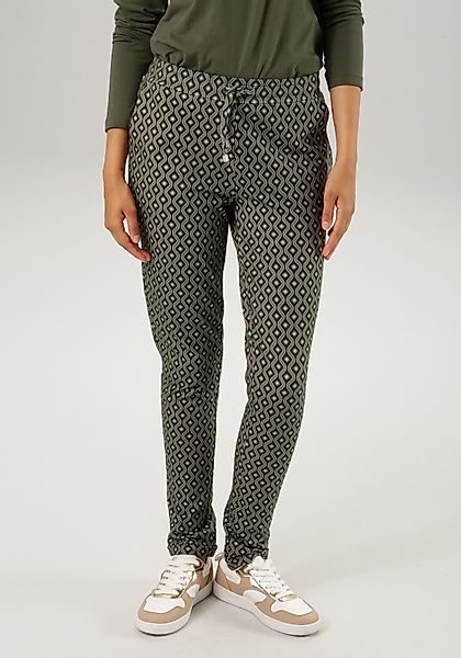 Aniston CASUAL Schlupfhose mit interessantem, grafischen günstig online kaufen