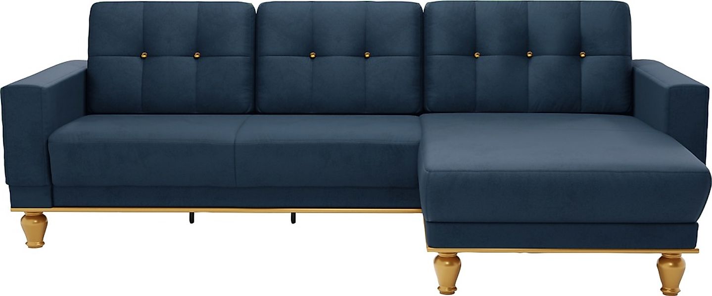 sit&more Ecksofa »Orient 5 L-Form«, mit Strass-Stein, wahlweise mit Bettfun günstig online kaufen
