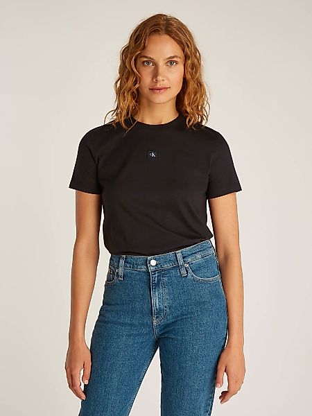 Calvin Klein Jeans T-Shirt "WOVEN LABEL REGULAR TEE", mit Logo günstig online kaufen