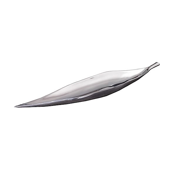 riess-ambiente Dekoschale SILVER LEAF 80cm silber, günstig online kaufen
