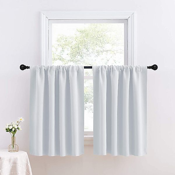 BYSURE Schiebegardine (2 St), Stangendurchzug, blickdicht, günstig online kaufen