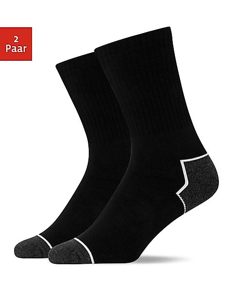 SNOCKS Arbeitssocken (2-Paar) aus Bio-Baumwolle mit günstig online kaufen