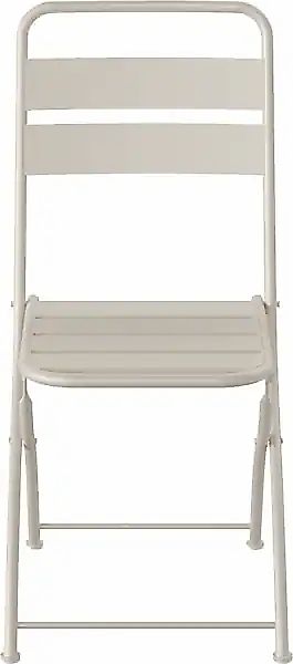 Essentials Klappstuhl »Breeze« () 1 Stk.Bistro Klappstuhl, Metall, beige günstig online kaufen