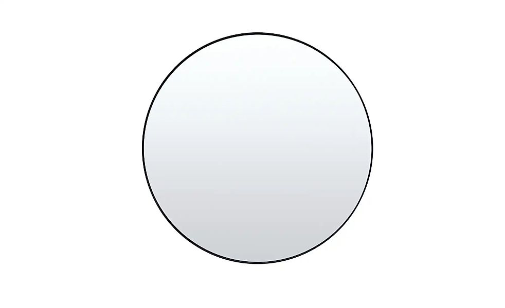 Spiegel 40 cm  ¦ schwarz ¦ Glas,Aluminium,Metall ¦ Maße (cm): B: 40 H: 40 T günstig online kaufen