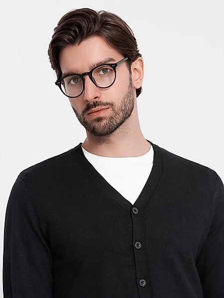 OMBRE Strickpullover Monochrom gestrickte Viskose-Strickjacke für günstig online kaufen