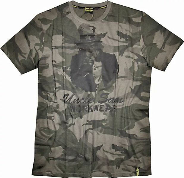 Uncle Sam T-Shirt T-Shirt camouflage/schwarz günstig online kaufen