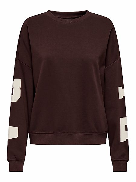ONLY Sweatshirt "ONLSWEAT L/S BACK/SLEEVE PRINT SWT NOOS" günstig online kaufen