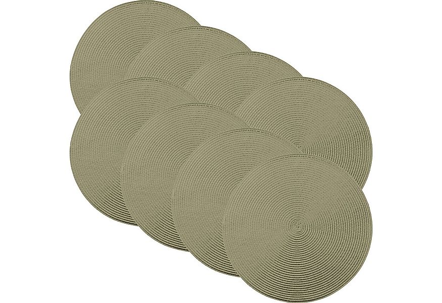 Erwin Müller Platzset Tischset "Amadora" 8er-Pack, Uni günstig online kaufen