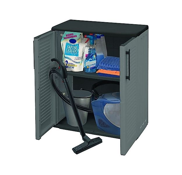 GarPet Garten-Geräteschrank Gartenschrank Kunststoff Balkon Schrank Wetterf günstig online kaufen