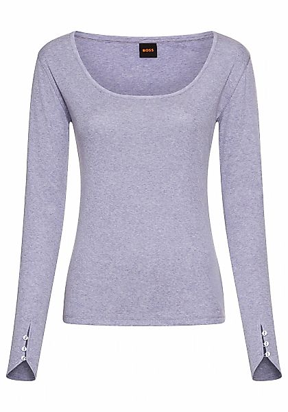 BOSS ORANGE Langarmshirt "Edeline Premium Damenmode" günstig online kaufen