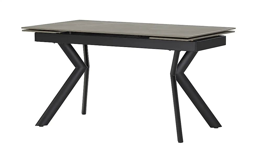 uno Keramiktisch ausziehbar Gerald ¦ grau ¦ Maße (cm): B: 80 H: 76 Tische > günstig online kaufen