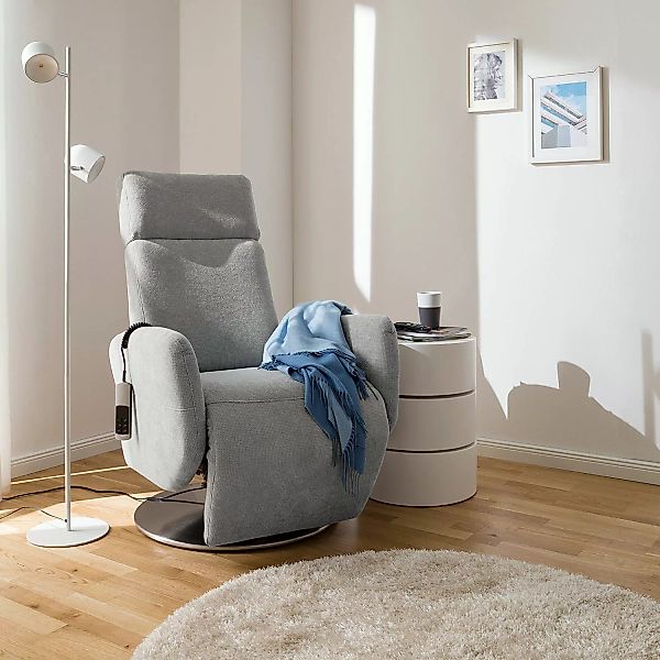 home24 Fredriks Relaxsessel Biar Granit Strukturstoff mit Relaxfunktion 71x günstig online kaufen