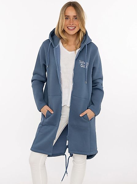 Zwillingsherz Kurzmantel ""Sunday Club"" mit Stickerei, Taschen und Reißver günstig online kaufen